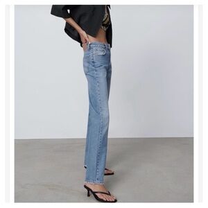 Zara TRF Straight Leg Jeans Size 2